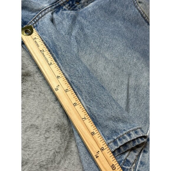 VTG 90s Levi's Women's Light Wash Denim Jean 9" Shorts 550 W 33" Jorts - Picture 4 of 11